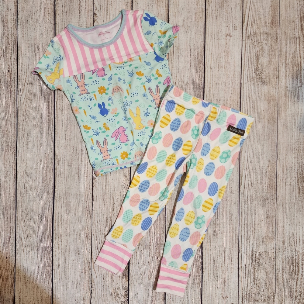 NWOT Matilda Jane Hoppin' Around Easter PJs Sz 2